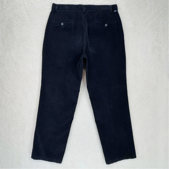 Dockers D3 Classic Fit Dress Corduroy Pants Men 36x32 Black Flat Front Business - Picture 3 of 9